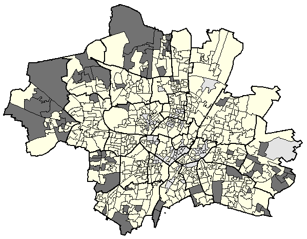 Stadtbezirkskarte