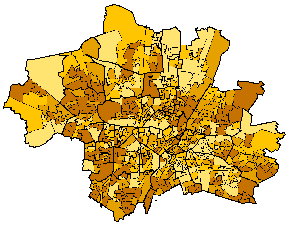 Stadtbezirkskarte