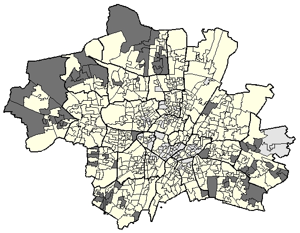 Stadtbezirkskarte