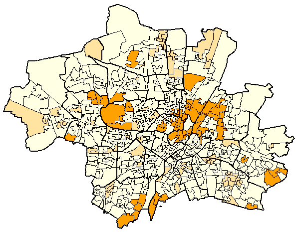 Stadtbezirkskarte