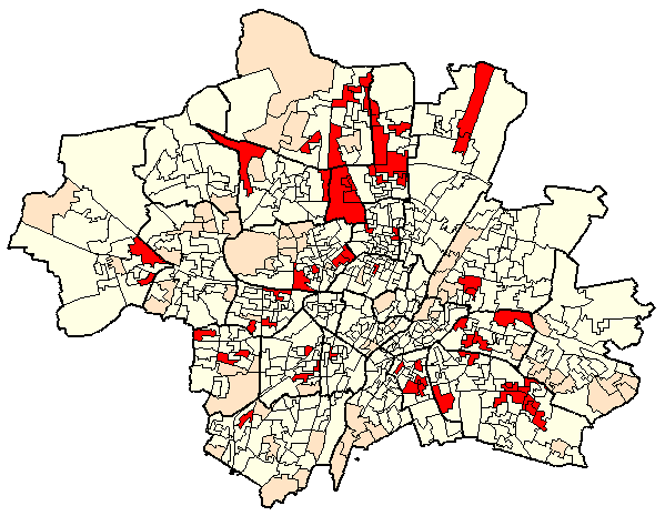 Stadtbezirkskarte