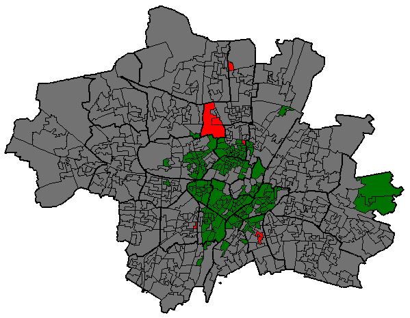 Stadtbezirkskarte