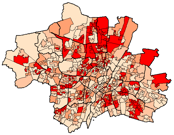 Stadtbezirkskarte