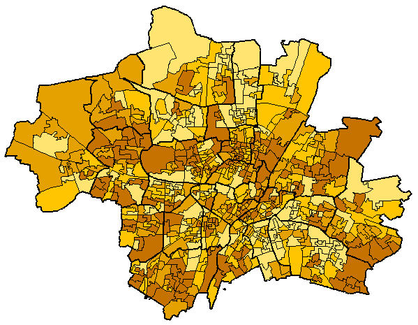 Stadtbezirkskarte