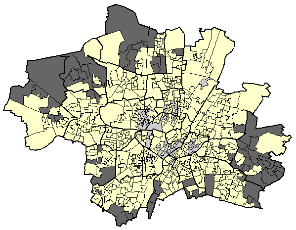 Stadtbezirkskarte