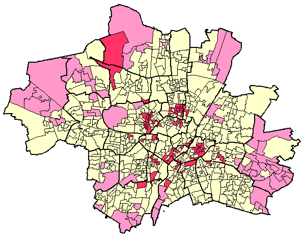 Stadtbezirkskarte