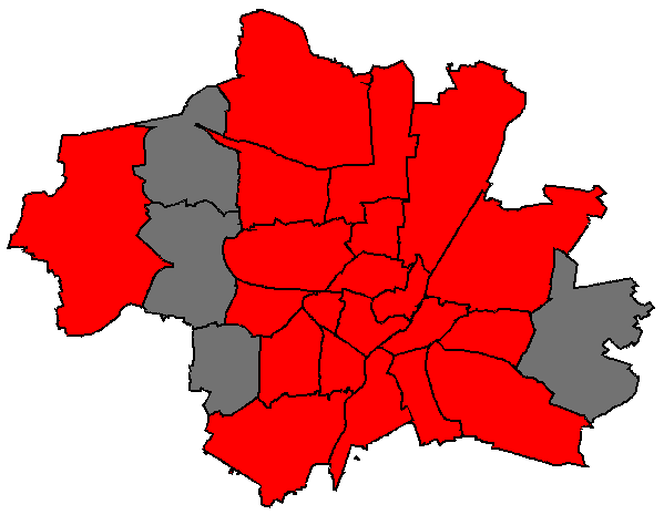 Stadtbezirkskarte