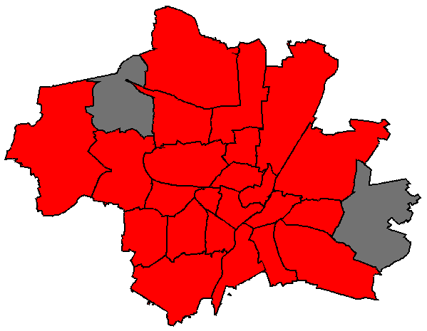 Stadtbezirkskarte